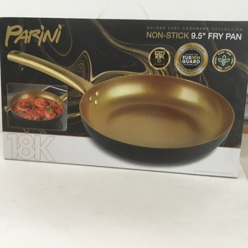 Fry Pan, Non-Stick. 9.5” gold
